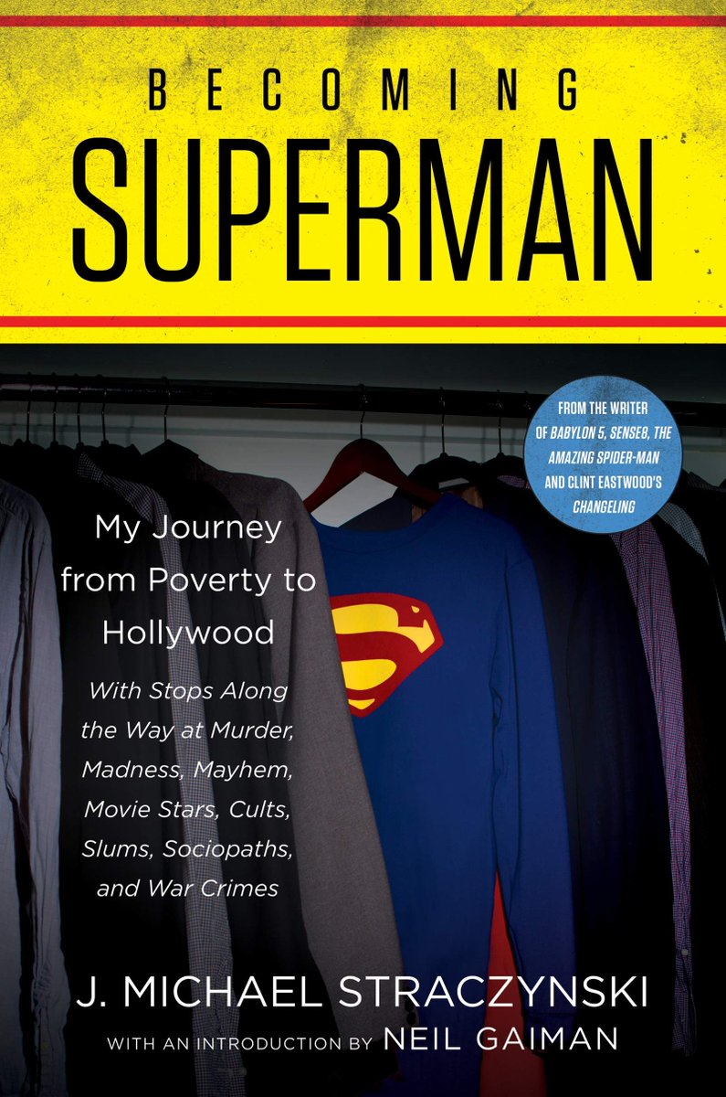 9/ thread is to draw attention to J. Michael Straczynski’s autobiography, “Becoming Superman”, which I read a few months ago, this is without doubt one of the most gripping, heart-wrenching and yet uplifting true stories I have ever come across (and I’ve read A LOT),