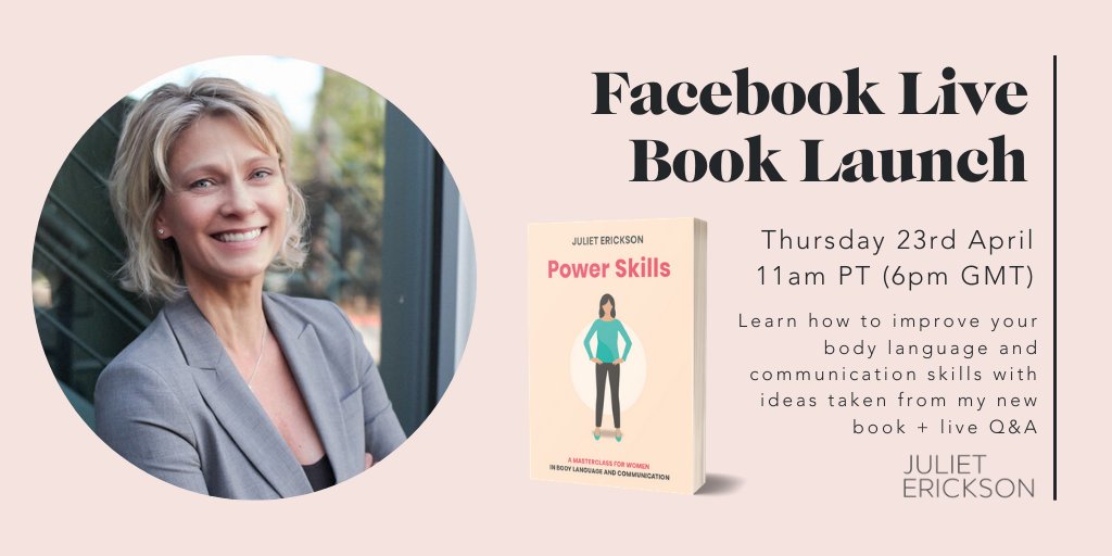 EddisonBooks's tweet photo. TONIGHT! 

Join us LIVE with @JulietErickson_ at 6pm GMT (11am PT) for the book launch of Power Skills 🎉

Download the introduction here: https://t.co/hF3HbdwqT0 https://t.co/x1DlAW5WE5