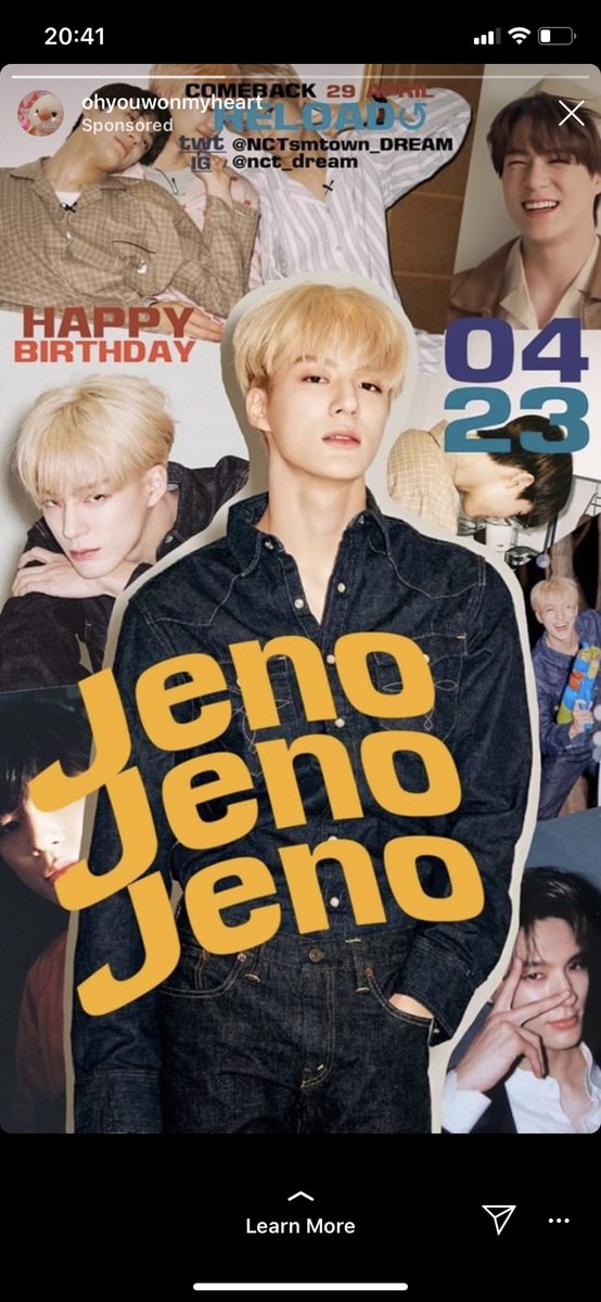  #belongwithnct  #dearoursmileJENO  #HAPPYJENODAY 