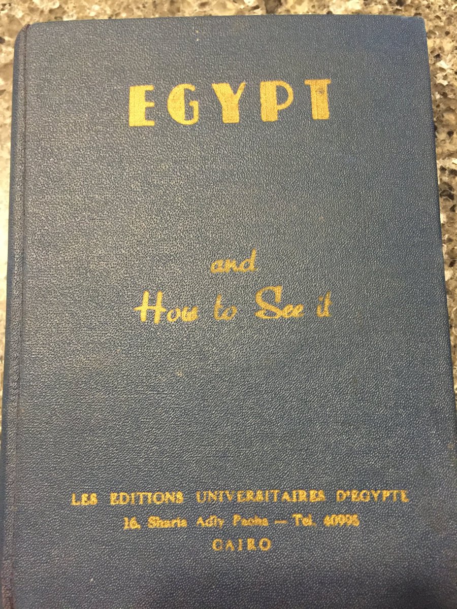 Yesterday I received my copy of R. Francis' Egypt and How to See It. I had ordered Khoori's Cairo and How to See it, but I got this one. NOT a problem. So many goodies!