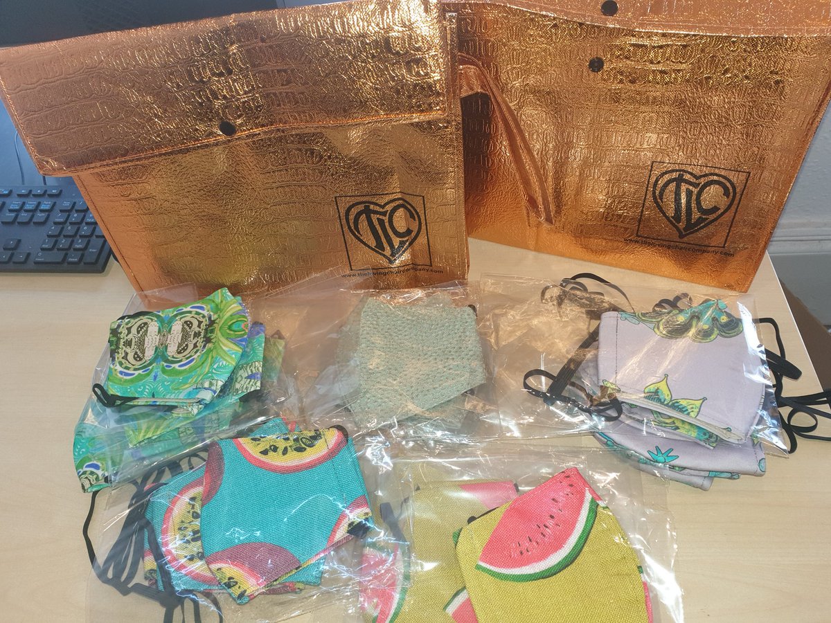 Last week we told you about a fantastic initiative by <a href="/thelovingchair/">Loving Chair Company</a>, for every mask sold, they donate 1 mask to charity.  Today they delivered 30 to us, thanks to <a href="/stmichaelsprep/">St Michael's Prep School</a> who bought 50 &amp; enabled TLC to gift 30 to us. Please help make a difference &amp; order. Thank u