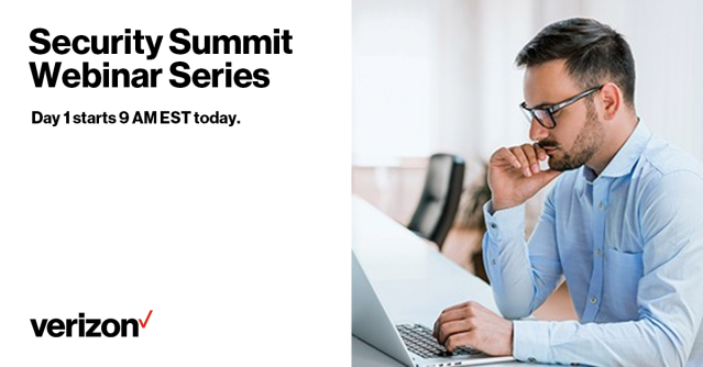 Today’s cybersecurity webinar topics include outsourcing and Security in a 5G World. #IamVZ bit.ly/34WD0sU