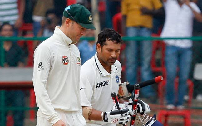 GREATS about THE GREATEST(Follow the Thread)"Hardest Batsman to get outA man who has Capability to hit the same ball in 5 DIFFERENT AREAS on the Field"~  #MichaelClarke #HappyBirthdaySachin  #SachinTendulkar