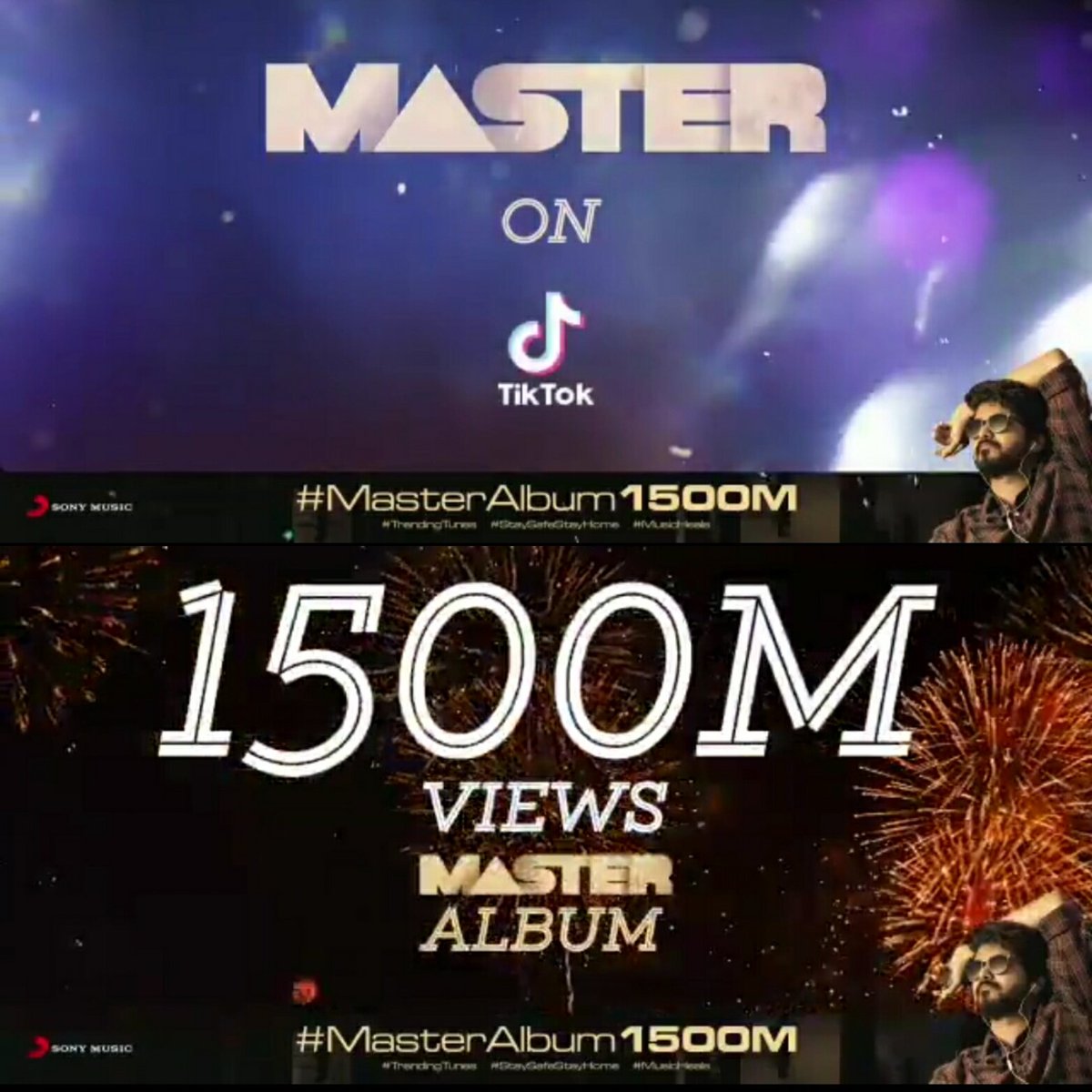 kaththikathir97's tweet photo. #Master 🔥 

#1500MForMaster Album on TikTok 

#100MforMaster Album on YouTube  💪💪💪

@actorvijay https://t.co/JSO5jBH8Xx