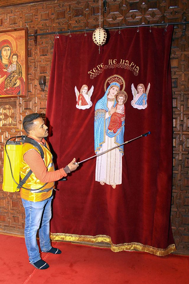 Care4NeedyCopts's tweet photo. Servants in action! #sterilizing #Egypt #daycare #mychurch #specailneeds https://t.co/MgscmrXlwb