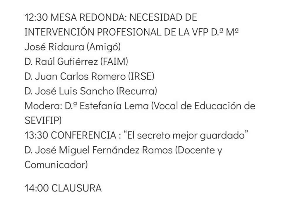 Gran labor la que realiza la <a href="/AsociacionFilio/">Asociación Filio</a> con grandes profesionales y grato recuerdo el que guardo de estas jornadas donde me tocó poner el broche final