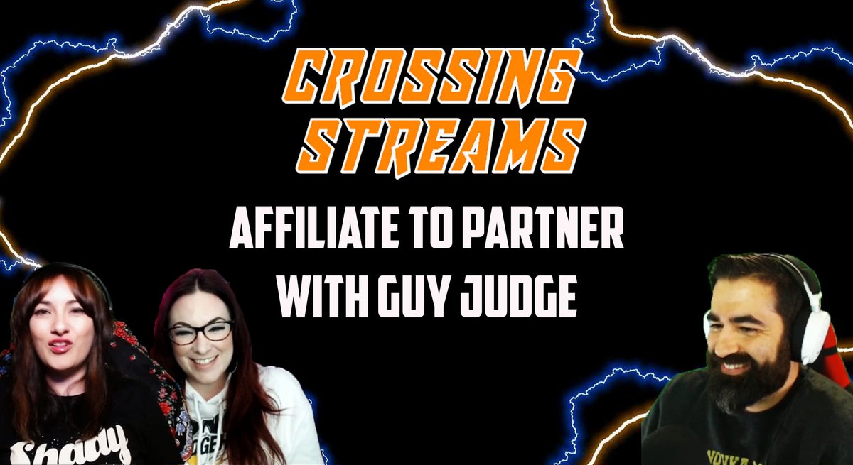 Ever wondered what it takes to go from Affiliate to Partner as a streamer on #Twitch? <a href="/TheRealGuyJudge/">Guy</a> shares his thoughts with @weeclaire and <a href="/hernameismelula/">HerNameIsMelula</a> on this informative episode of Crossing Streams podcast! Avail on iTunes, Spotify or watch:

youtu.be/VJrgfzynDN0