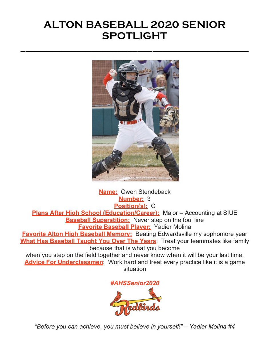 AltonBaseball's tweet photo. Day 3 - Owen Stendeback https://t.co/oFernbC5rm