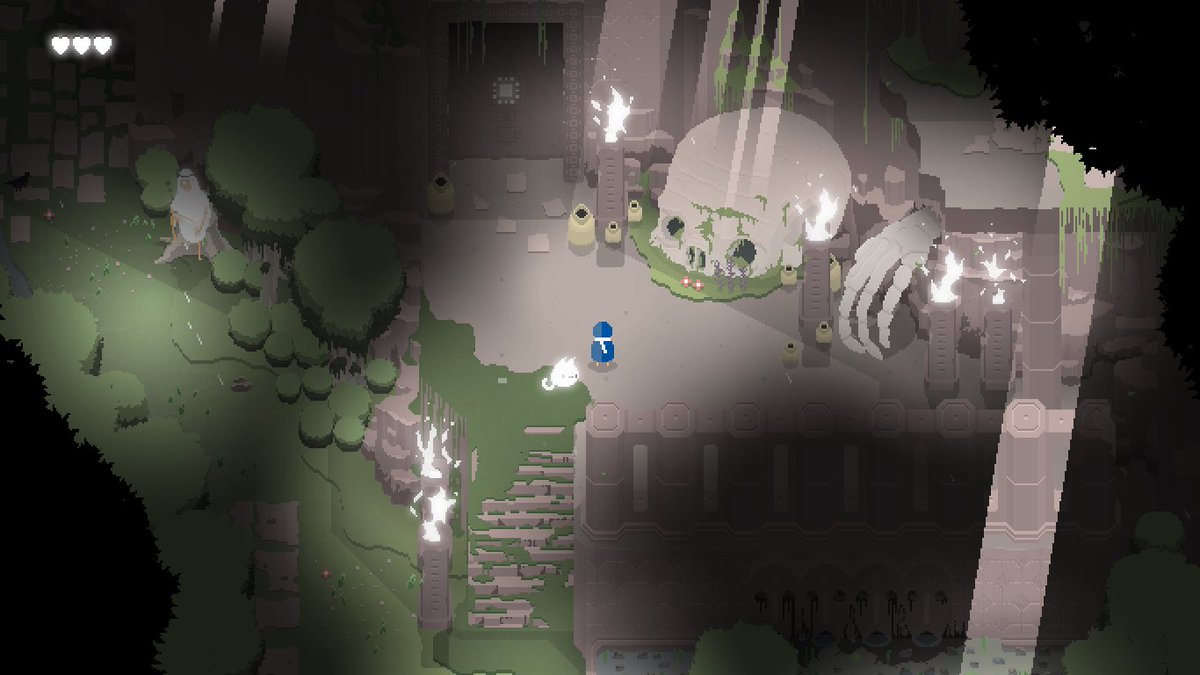 RanarifSC's tweet photo. Itta is a boss-rush set in a gorgeous and surreal world, with an incredible atmosphere and creepy bosses. Don't judge Itta from is cute art-style, because the horror and the despair are just hidden beneath the surface. #itta https://t.co/kFLZoaRqmZ