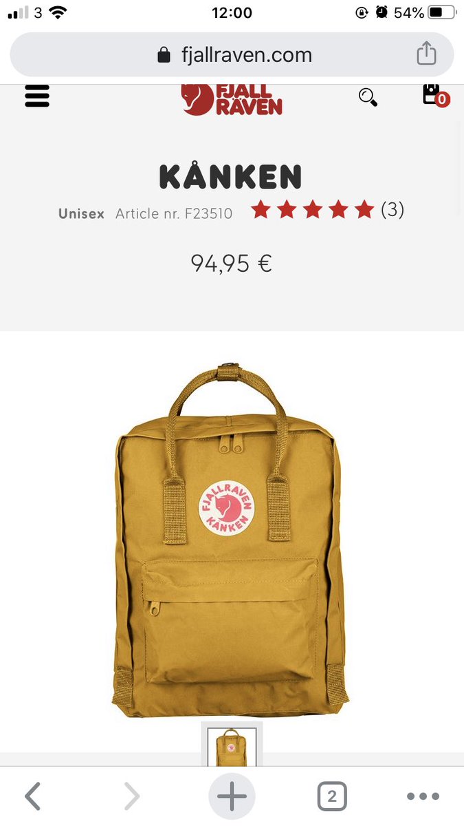 Speaking of bags, I know it’s a trendy hipster thing but fjallraven bags are amazing. I got mine second hand (which we’ll get to) and it’s in near perfect condition. Waterproof, in a variety of sizes and colors??? What more could you want.