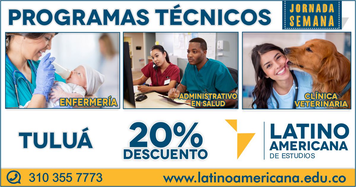 Latinotulua's tweet photo. Empieza tu formación informes al 3103557773 https://t.co/wOBy2COfq9