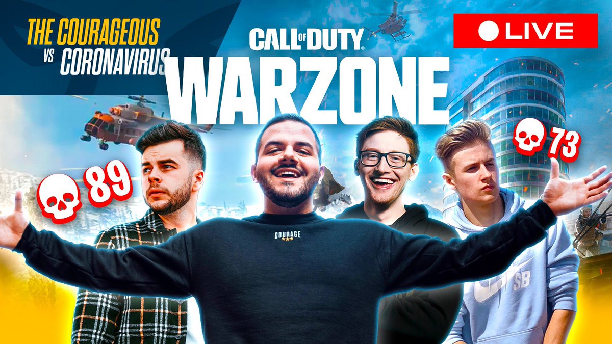 CouRageJD's tweet photo. Fuck the Coronavirus.

Today, like everyday, we fight back.

The most important stream in my entire life is now live...

We need your help.

Retweet, tune in, and help us achieve our goal of $250,000 raised.

Donate: https://t.co/PPWtJFIRrG

Watch:
https://t.co/PmLZrrZlGs https://t.co/TiVDzYkA6y