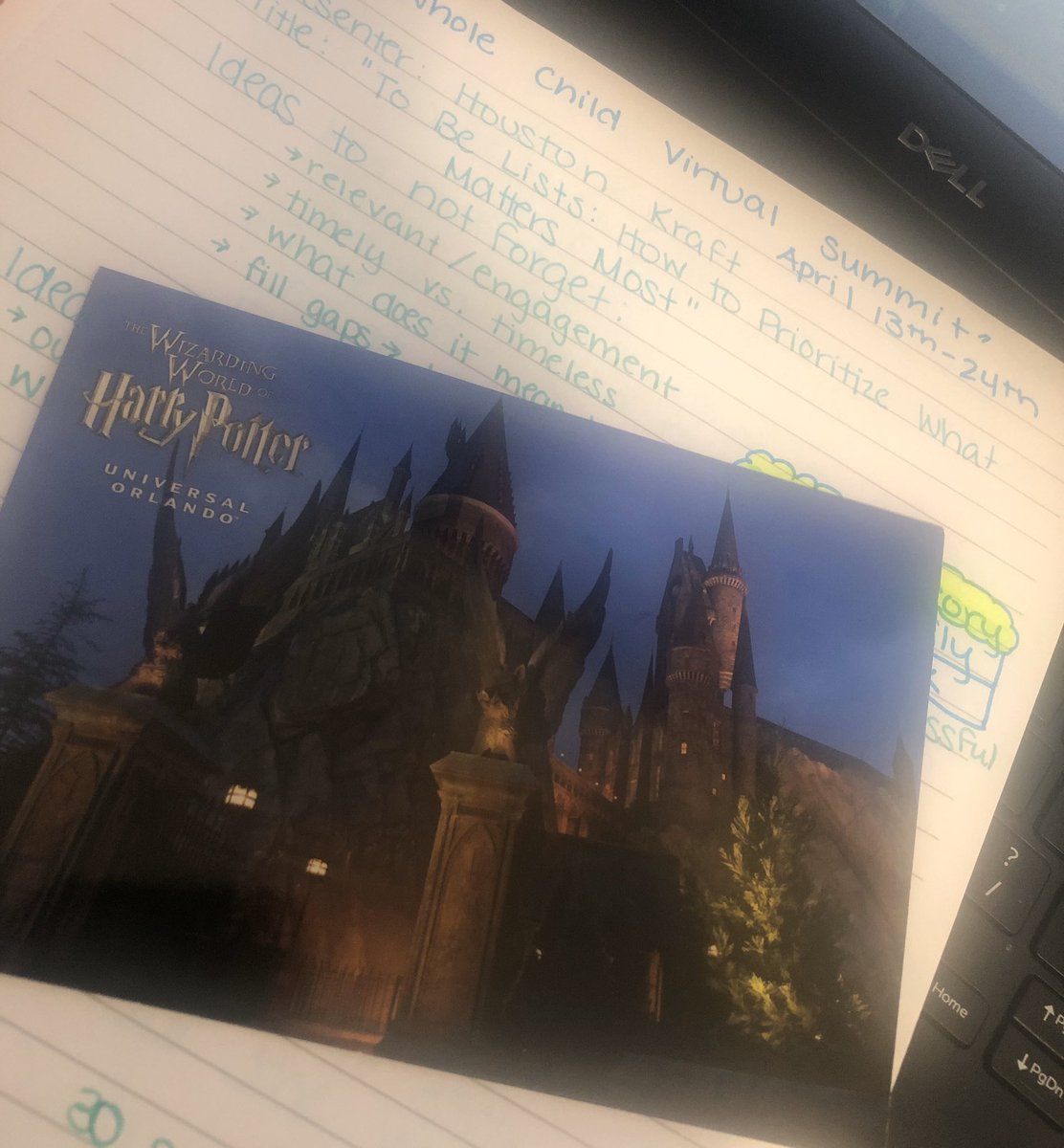 Ms_LPark's tweet photo. Catching up on the https://t.co/eRTnKOUeKQ with @houstonkraft “I would suggest it is easier to write 1000 post-it notes that say “you’re beautiful” and post them around our school than it is to write 1 postcard that is deeply intentional.” #wholechildsummit #finishedmypostcard https://t.co/0OoGPq0B6R