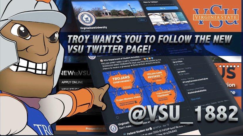 VSU_1882's tweet image. If you haven’t followed the NEW Official VSU Twitter Page you are missing out! #VSU20 #VSU21 #VSU22 #VSU23 #VSU24