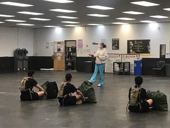 fortjackson's tweet image. First wave of trainees arrive at 120th Adjutant General Battalion Reception to begin their journey to #BasicCombatTraining Every arrival must go through 2+8 Training
@PaulFunk2
  
@TradocDCG
 
@TRADOC
 #SocialDistanceEnhancedTraining #VictoryStartsHere #TRADOCPlus