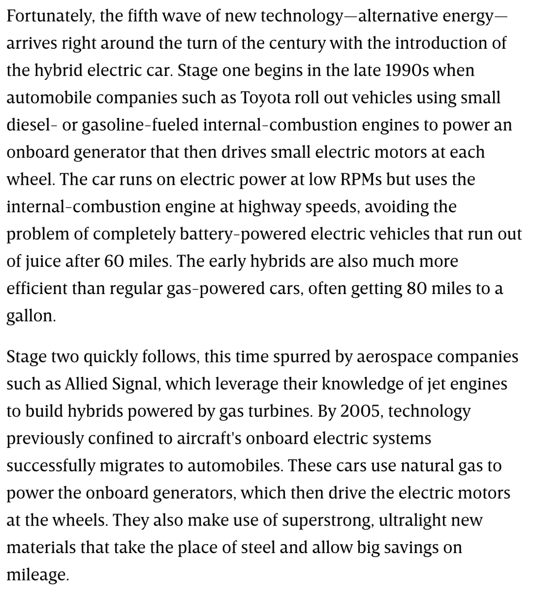 And we did it all thanks to the invaluable partnership between business and industry, working together to make cleaner skies and ecologically responsible means of transportation! (from "The Long Boom: A History of the Future, 1980–2020" in  @wired)