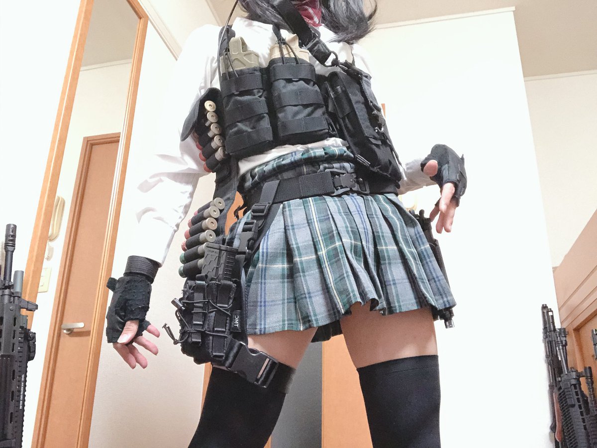 D 黒頭巾44 ニーソ ニーソ ニーソ
