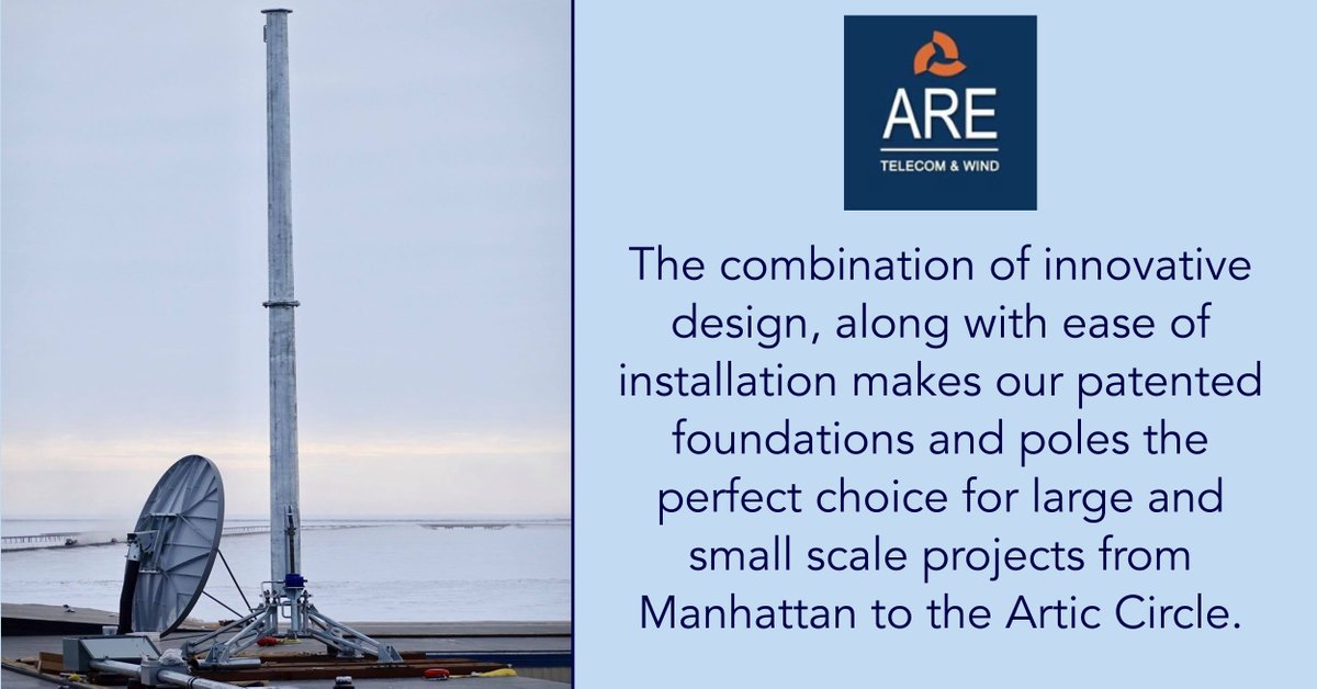 AREtelecom's tweet photo. ARE’s Patented AFS 150 System deployed in the Arctic for ICE Services Inc.
#RemoteCommunications #RuralBroadband https://t.co/l9I5OSgA5I