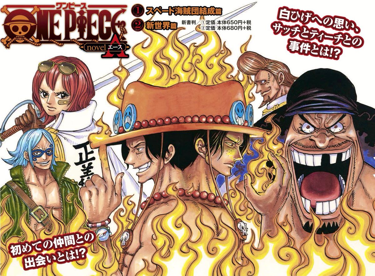 Log ワンピース考察 年夏発売予定のone Piece Magazine Vol 10より エースの公式小説 Novel A がコミカライズ 漫画化 連載開始 作画はdr Stoneのboichi先生 T Co Jywkiylmkp Twitter