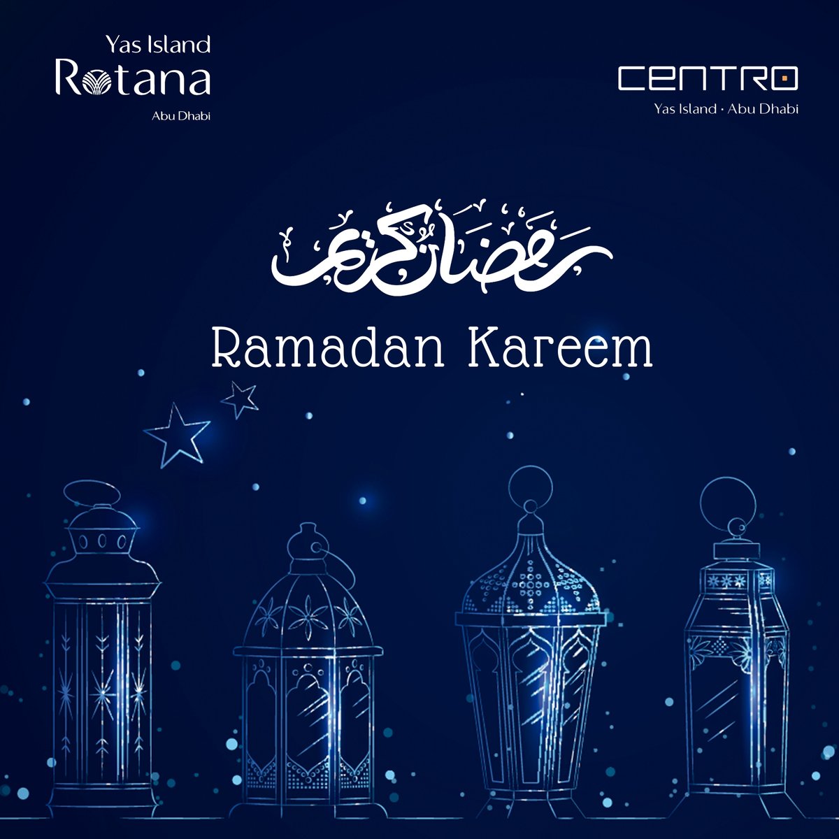 CentroYas's tweet photo. May you and your families be protected and blessed this Holy Month of Ramadan.

Ramadan Kareem from the entire Yas Island Rotana and Centro Yas Island family.

#ramadankareem https://t.co/nMPIjz1Po8