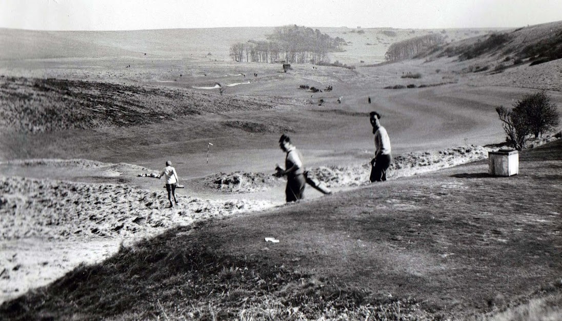 Throwback to 1947 - the view on the 9th tee Colt (Lower), with the 8th green and fairway beyond. #ThrowbackThursday