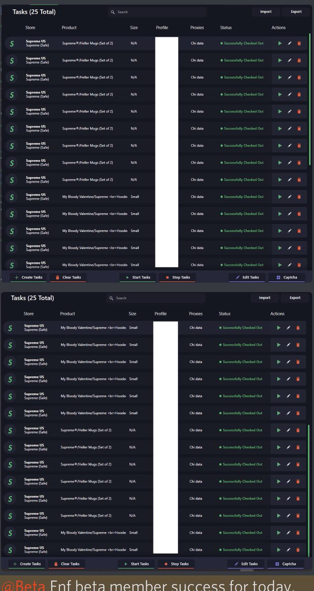 HypedAco's tweet photo. @HypedAco and @PlatinumProfit Success from today, lets cook just as hard tomorrow https://t.co/uAe1Ltk72l