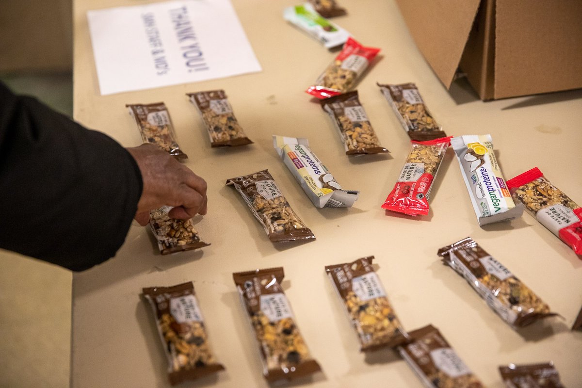 Today, St. Michael’s staff were greeted with chocolates, granola bars and protein bars as part of the COVID-19 People Support Plan. This plan, which was implemented earlier this month at Providence and St. Joseph’s, was organized to thank our staff during this stressful time.