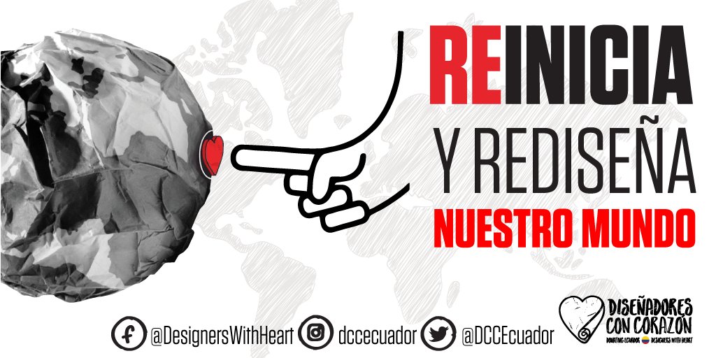 DCCEcuador's tweet photo. 💛💙❤️ REINICIA es un proyecto post COVID-19 para promover un mundo más justo y equitativo en armonía con el entorno y el medio ambiente, impulsando proyectos comunitarios y productos con identidad territorial por medio del diseño >>>https://t.co/hSOFDAtfrc
#DiseñadoresConCorazón https://t.co/JSsPGeENul