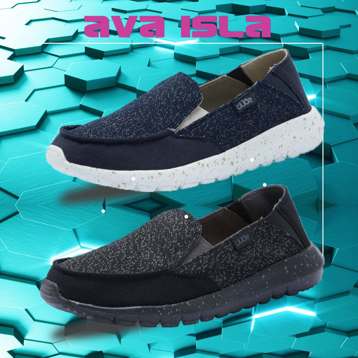 Walking has never been so comfortable! New women's Ava Isla, available in Black and Navy zcu.io/xfmT  

#workshoes #HeyDudeShoes