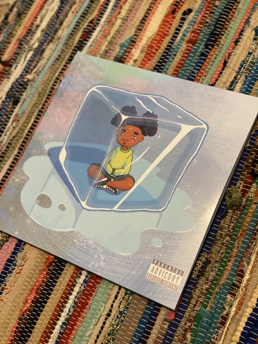 Live on Ice by Tobi Lou(The record is clear with white splatter, so cute.)