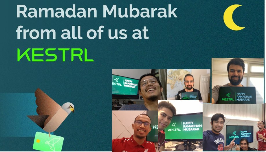KestrlApp's tweet photo. #RamadanMubarak from all of us at #Kestrl! We have some exciting announcements coming up so watch this space
#islamicbanking #islamicfinace #fintech #ethicalbanking #cmsequip #cambridgeaccelerate #fintechforgood https://t.co/v1qZXEjUB0