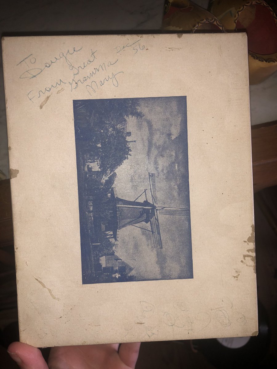 Gonna be adding more of the stuff we found to this thread; these cool clogs signed “to Dougie, from great grandma Mary- Dec. ‘56”. Douglas was the son of the owner of the house (Eugene) who passed last fall