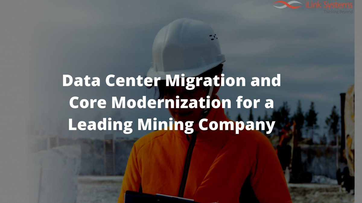 ilink_digital's tweet photo. Data Center Migration and Core Modernization for a Leading Mining Company. https://t.co/azMXiQGxAL #ilinksystems #ilinkdifference #managedservices #datacenter #infrastructure #migration #miningtechnology #cloud #azure #microsoft https://t.co/M6Vjhh4Mdw