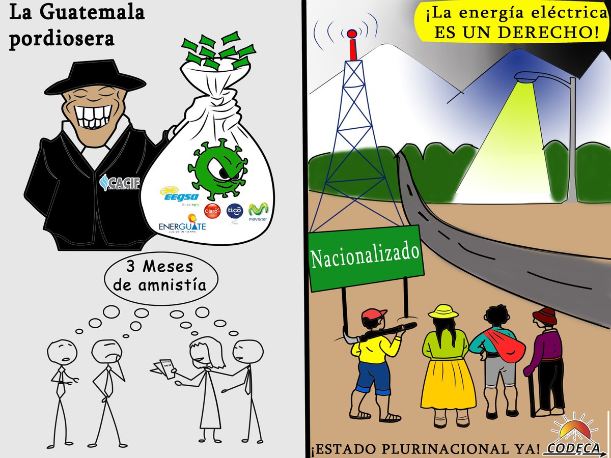 CodecaReu's tweet image. El camino es la nacionalización de la electricidad y otros bienes.
#Guatemala #Peten #Tikal #cuarentena #diadelidiomaespanol #COVID19 #