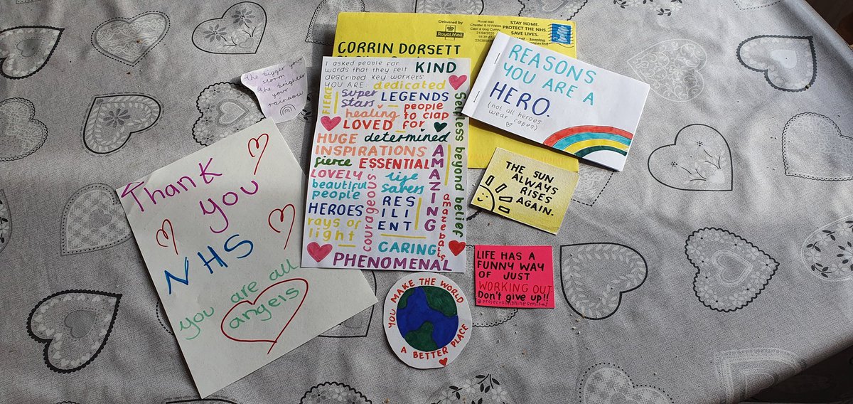 Came home to this delivered through my door🥰🥰beautiful words, I don't know who it is from but an envelope filled with love and kindness is the most amazing surprise right now #gorgeous <a href="/sathNHS/">SaTH</a> #NHSheroes