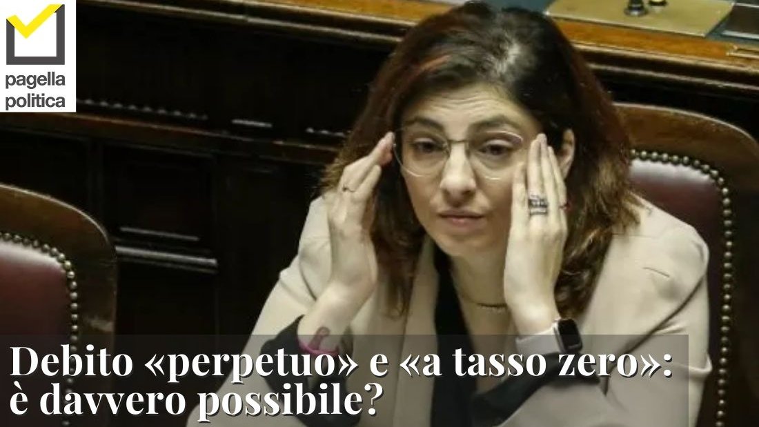 PagellaPolitica's tweet photo. Per la sottosegretaria all’#economia @LaCastelliM5s l’#Europa potrebbe emettere #titoli di #debito «perpetui», «emessi senza scadenza e a #tassozero».
Non è del tutto vero, ecco perché https://t.co/Vi7jdPDNIm
#m5s #eurogruppo #eurobond https://t.co/lANEruaD2p