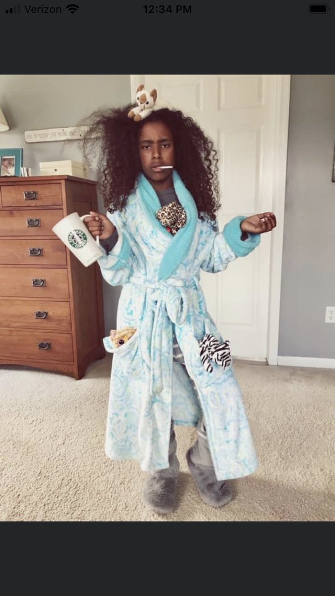 dad_of4's tweet photo. Tried to bring my daughter to work day and this is how she showed up in the lobby. #QuarantineLife #candycigarette #nojudging https://t.co/RrgP2VHY83