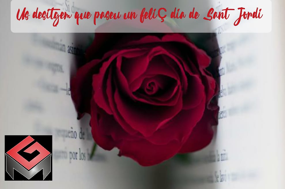 FELIÇ DIADA DE SANT JORDI 🌹📕🐉 

#mgrepresentacions #santjordi2020 #Girona #rosa #amor #jordi #drac
