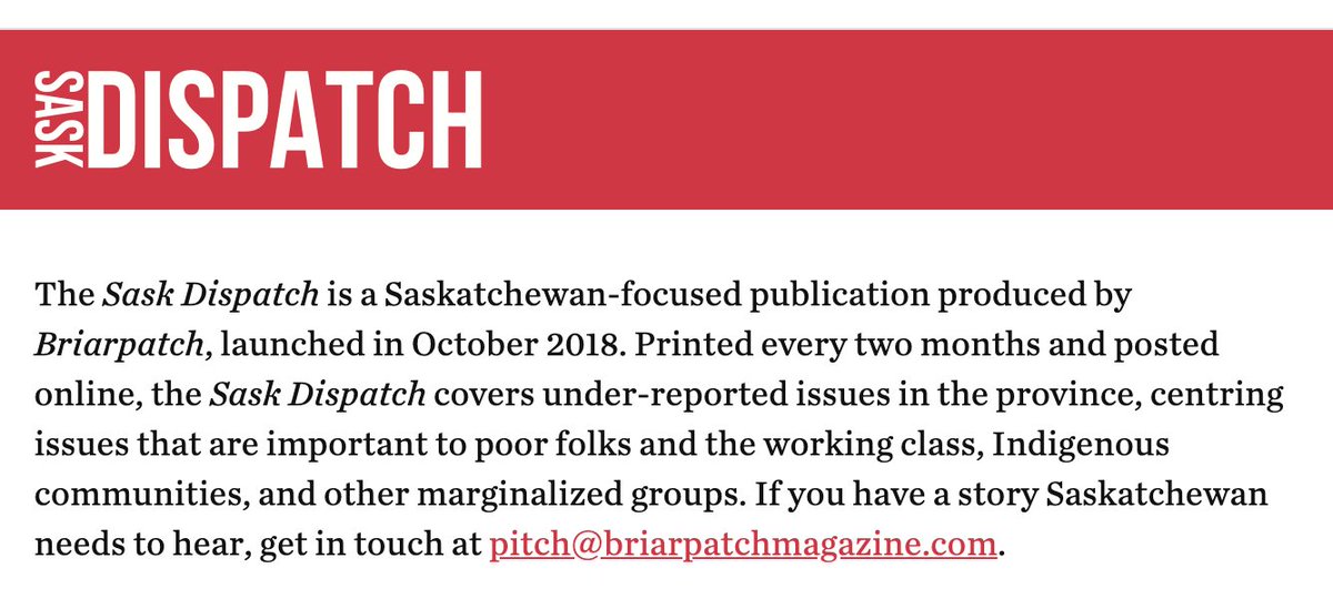 On the prairies, 28 of 29 LJI roles went to newspapers. Other small indies operating outside of the daily/weekly news model were also shut out. Briarpatch mag, for example, applied for a poverty reporter for The Sask Dispatch. They were rejected.