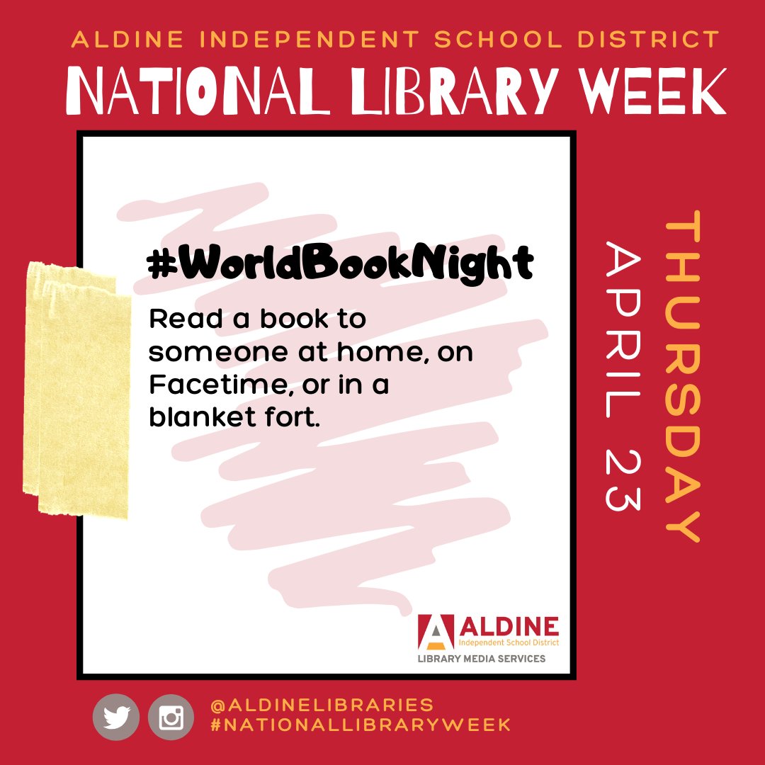 Ms_Holloway06's tweet image. Day 4 of National Library Week it&apos;s #WorldBookNight. Take the time tonight to enjoy a book. Read to someone, with someone, or find your favorite space and enjoy some YOU time. I&apos;m currently reading &quot;Black Enough.&quot;#AISDNationalLibraryWeek #AldineAtHome #AldineReads #ReadABook