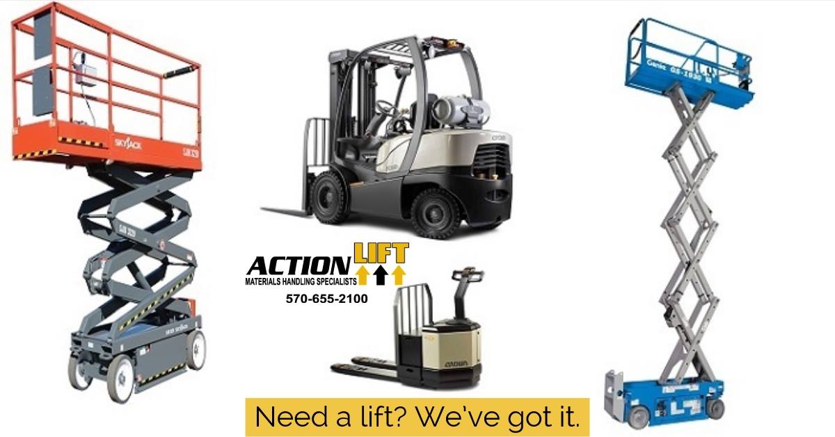 actionliftinc's tweet photo. When it’s critical to move more NOW, Action Lift has the rental equipment you need. We offer flexible rental options to fit your specific requirements. In #NEPA call 570-655-2100 ext. 602
#ActionLift #NEPA #forkliftdealer #forkliftrentals #forkliftrental #liftequipment https://t.co/v0a7SsvNu5