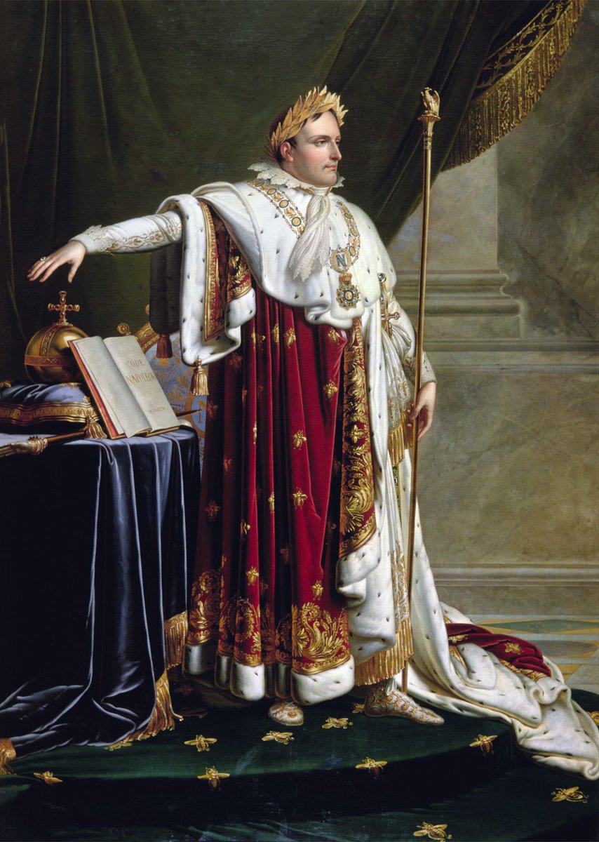 #JourneeMondialeduLivre
🔴 Le Code Civil, ou « Code Napoléon », a été promulgué par Napoléon Bonaparte, encore Premier Consul, le 21 mars 1804. 📕

👉 « Ma vraie gloire n'est pas d'avoir gagné quarante batailles [...] ; ce qui vivra éternellement, c'est mon #CodeCivil » ! 📚