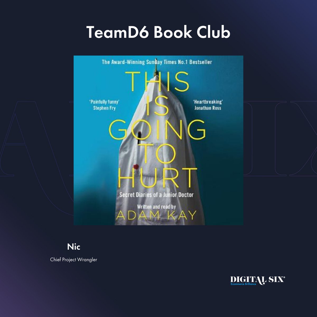 _digitalsix's tweet photo. 📚Since it's #WorldBookNight we thought we'd share some of #TeamD6's recommendations for your lockdown reading list! #ReadingHour https://t.co/4uWztD9BRv