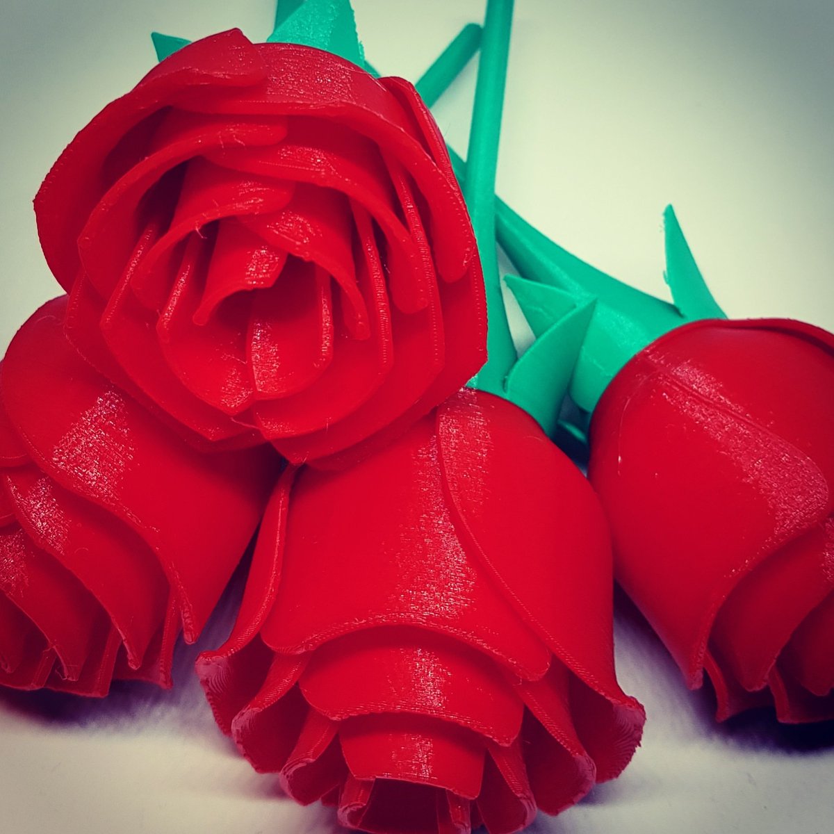 #rosa #santjordi #2020 #impresa en #3d #3dmakers #3dprinting @smartmaterials3d #pla @ultimaker #diada #barcelona #quedateencasa #quedatacasa #stayathome #covid19