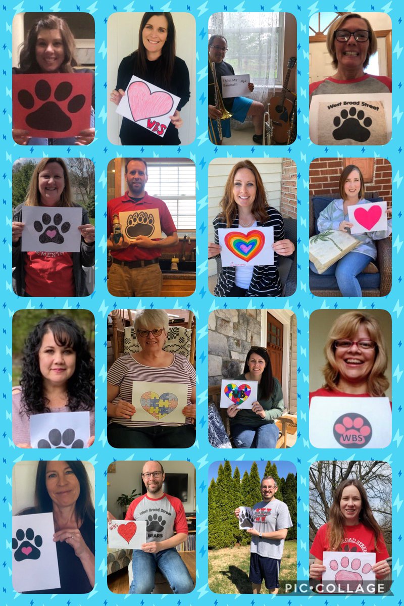 A message from us to you! Stay safe. Stay healthy. We miss you. Love, WBS. #wbstrong