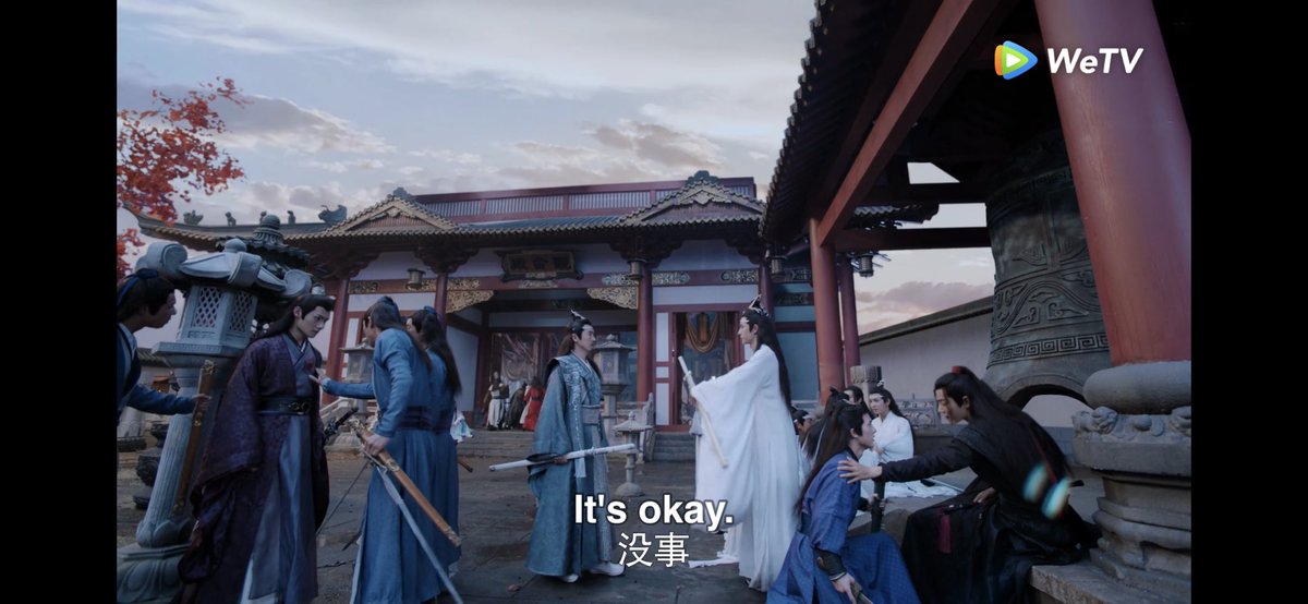OZZ is also just generally sensitive and concerned for others, which I love about him. He's got that goofy teenage dirtbag thing going on, but then he also takes care of his father and his friends, and addresses WWX with concern after the temple (and gets comforted by WWX).