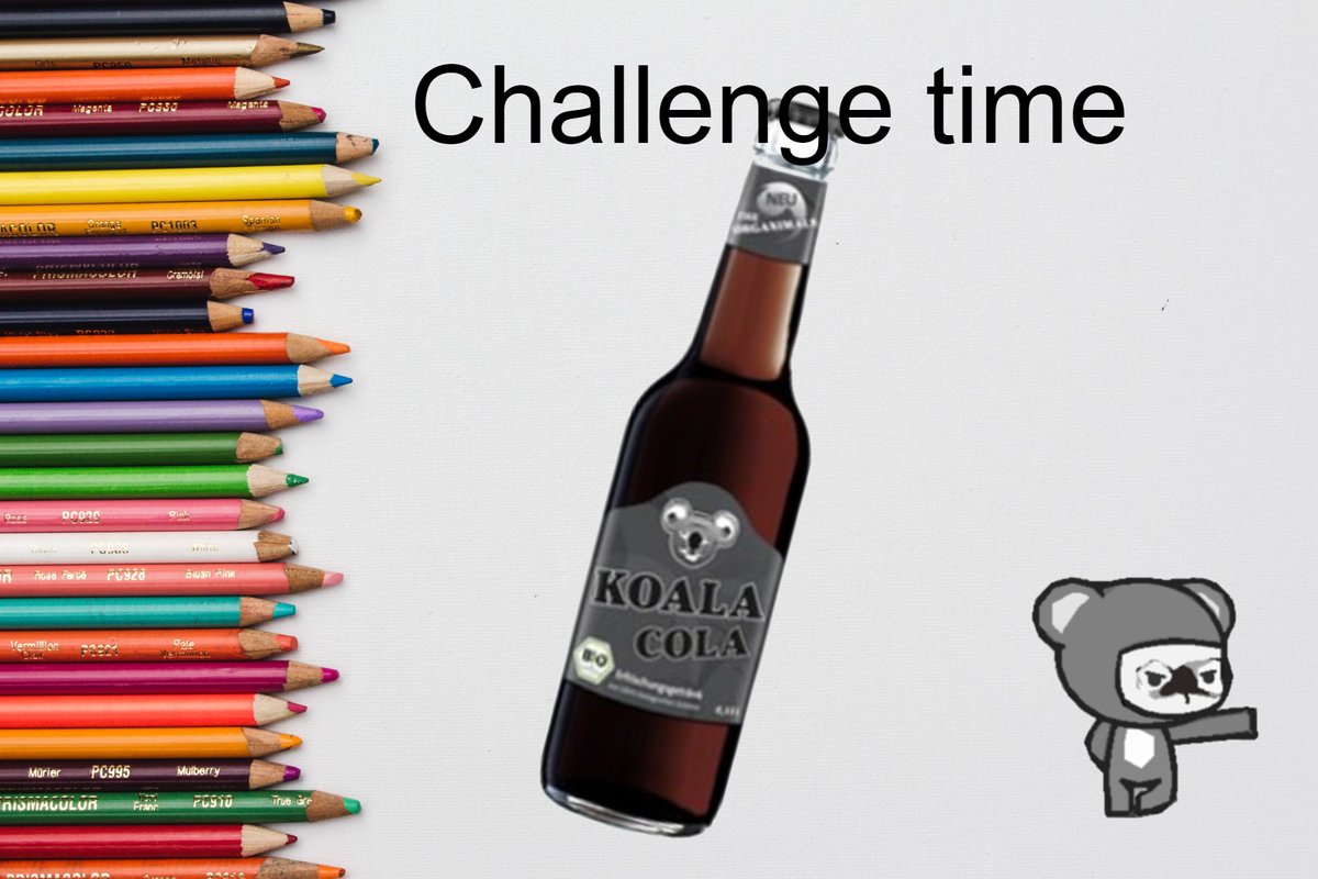 It's challenge time.
We want you guys to do the best fan art of a new Koala Cola bottle and the winner will get another 250 bottles of original Koala Cola for free. Good luck