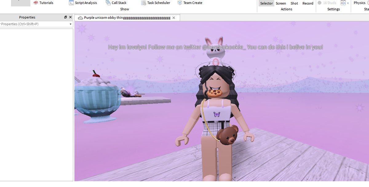 Roblox Twitter Community - ashley the unicorn roblox group