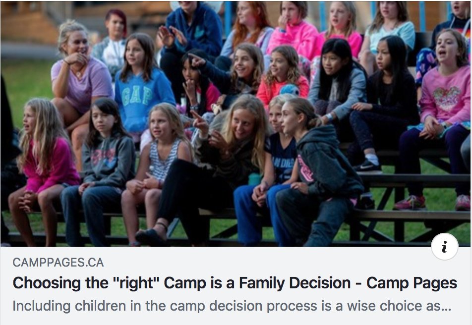 CampPages's tweet image. In case you missed it! Planning ahead for summer doesn't need to be scary. Here's our story on things your whole family can do to help you choose the "right" camp!
Special Camp Highlights: @muskokawoods - Zodiac Camps, Swim &amp;amp; More - @OCACamps 
camppages.ca/family-decisio…
#campfun