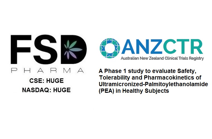 RalstonCFA's tweet photo. $HUGE.CSE FSD Pharma's $HUGE NASDAQ Phase 1 randomized, Double-Blind, Placebo-Controlled study to evaluate Safety, Tolerability &amp; Pharmacokinetics of single and multiple ascending doses of Ultramicronized PEA in normal healthy volunteers #FSDPharma #HUGE https://t.co/wBU939eJaD https://t.co/h8kcAT07ZL